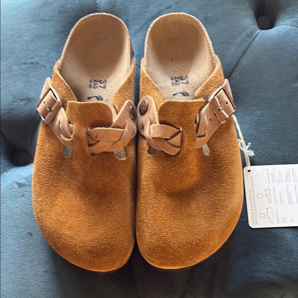 Brand new in box Boston Braided Birkenstocks
